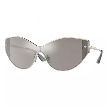 VERSACE VE2239-12526G Gafas de sol de mujer montura dorada lente gris espejo 147mm