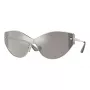 VERSACE VE2239-12526G Gafas de sol de mujer montura dorada lente gris espejo 147mm