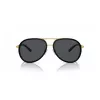 VERSACE VE2260-100287 gafas de sol unisex montura dorada lentes grises 60/16/140 mm