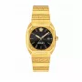 Reloj de mujer VERSACE VE8F00424 cuarzo, 44mm esfera negra con correa de piel