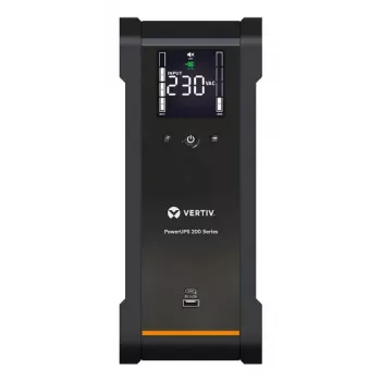 Vertiv PowerUPS 200 PSA6-1000IT-SCH SAI, 1000VA/600W, línea interactiva, torre, 6x Schuko