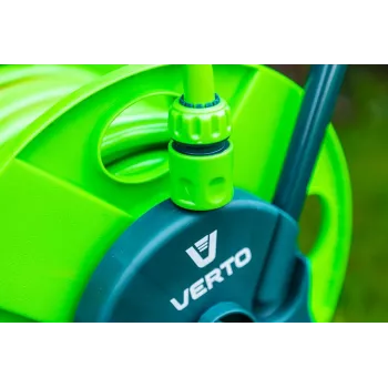 Verto 15G731-30 set de conectores rápidos para manguera de jardín, 1/2 pulgadas, plástico, 30 uds., verde/negro