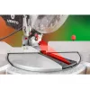 Sierra de ingletar y tronzar VERTO 1500 W, disco de 210 x 30 mm, 5000 rpm, guía láser, base de aluminio