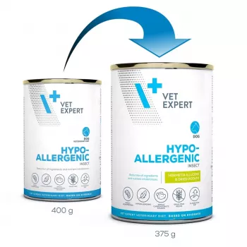 Pienso seco hipoalergénico VetExpert Veterinary Diet Insect 375g para perros