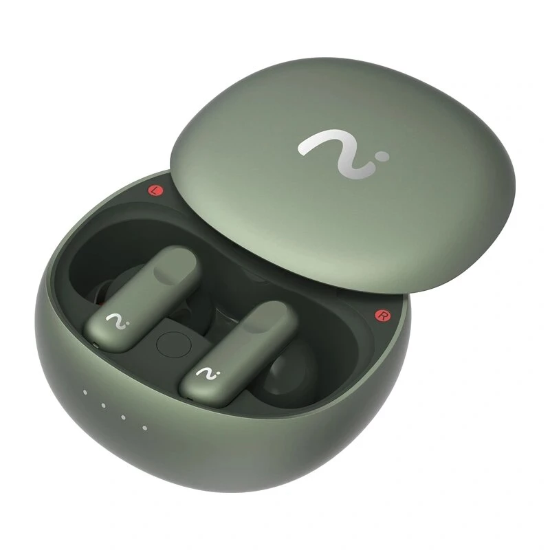 VIAIM XF-A01VI Nano+ auriculares AI con grabadora de voz, ANC híbrido, ENC, IP55, verde