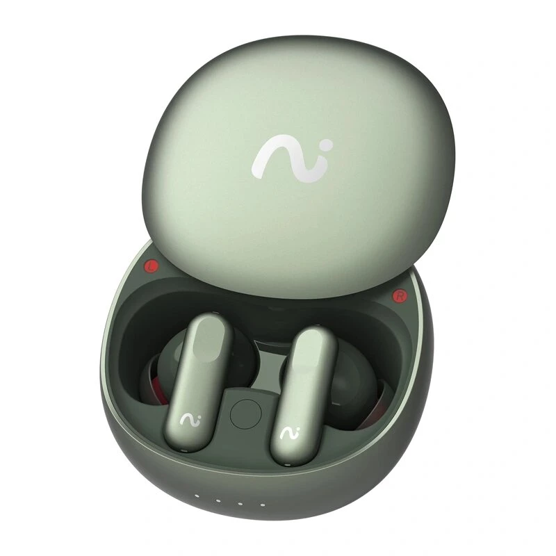 VIAIM XF-A01VI Nano+ auriculares AI con grabadora de voz, ANC híbrido, ENC, IP55, verde