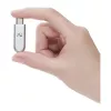 VIAIM NoteKit XFVI-D02 dongle de grabación con IA, micrófonos integrados, transcripción en 13 idiomas, Windows/macOS, gris