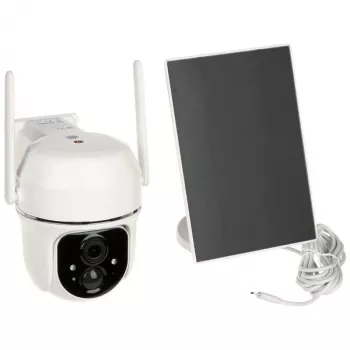 Cámara de vigilancia exterior solar VicoHome APTI-W31SD1 con PIR, 3MP Wi-Fi