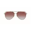 Victoria Beckham VB203S-712 Gafas de sol mujer montura dorada lentes degradadas marrones 62 mm