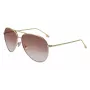 Victoria Beckham VB203S-712 Gafas de sol mujer montura dorada lentes degradadas marrones 62 mm