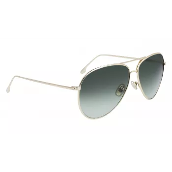 Gafas de sol Victoria Beckham VB203S-713 cat eye oro marrón degradado 62 mm
