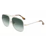 Gafas de sol Victoria Beckham para mujer VB215S-700 - Montura dorada, lentes marrones degradadas, 59 mm