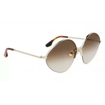 Victoria Beckham Gafas de sol mujer extra grandes cuadradas VB220S-702 dorado marrón degradado 64mm