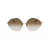 Victoria Beckham Gafas de sol mujer extra grandes cuadradas VB220S-702 dorado marrón degradado 64mm