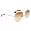 Victoria Beckham Gafas de sol mujer VB223S-708 - montura de acetato habana, lentes de policarbonato marrones, 56 mm