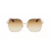 Victoria Beckham Gafas de sol mujer VB223S-708 - montura de acetato habana, lentes de policarbonato marrones, 56 mm