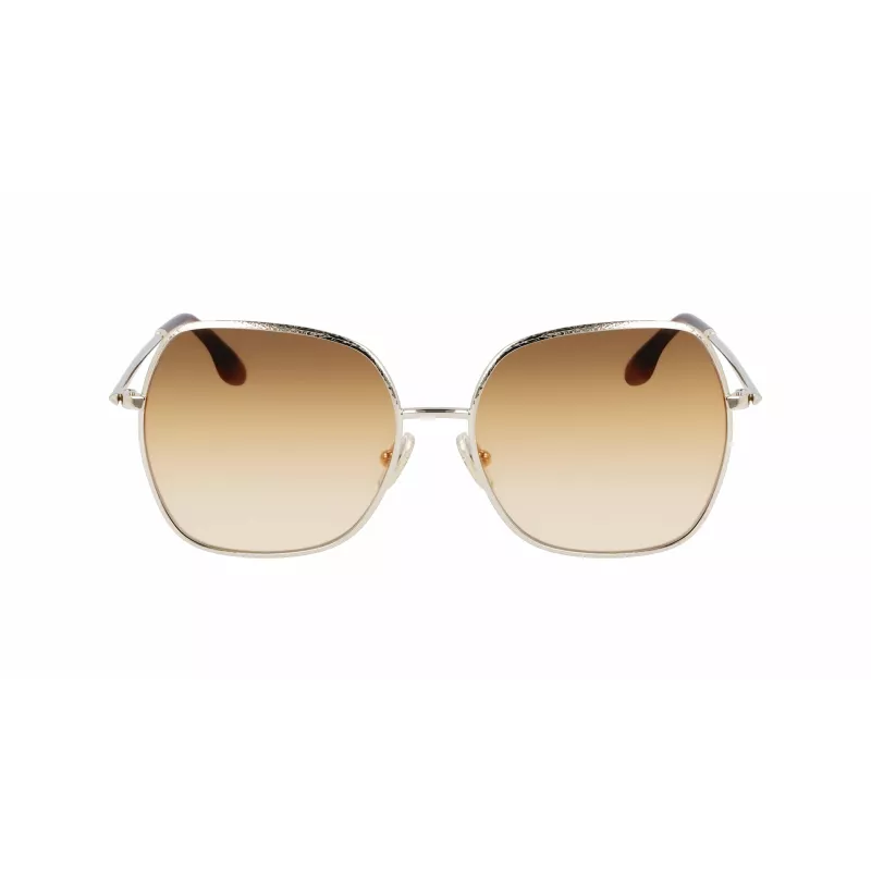 Victoria Beckham Gafas de sol mujer VB223S-708 - montura de acetato habana, lentes de policarbonato marrones, 56 mm