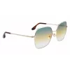 Victoria Beckham Gafas de sol mujer VB223S-727 habana montura de acetato cuadrada lentes marrón degradado 56mm