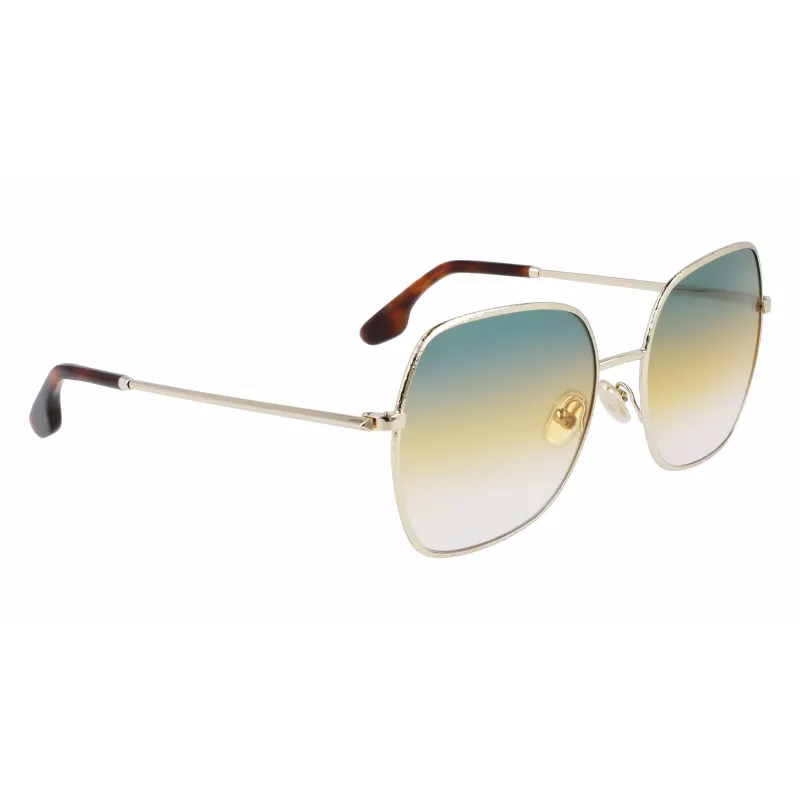 Victoria Beckham Gafas de sol mujer VB223S-727 habana montura de acetato cuadrada lentes marrón degradado 56mm