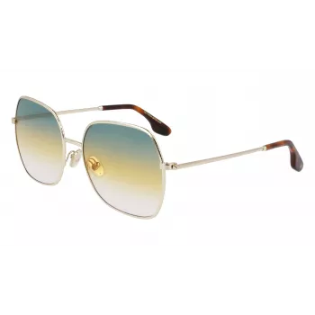 Victoria Beckham Gafas de sol mujer VB223S-727 habana montura de acetato cuadrada lentes marrón degradado 56mm