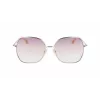 Victoria Beckham VB223S-728 Gafas de sol para mujer Montura metálica dorada Lentes marrones degradadas 56mm