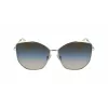 Gafas de sol de mujer Victoria Beckham VB225S-734 extragrandes cuadradas - Montura de acetato habana con lentes degradadas marrones - 59 mm