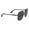 Victoria Beckham VB232S-001 Gafas de sol para mujer - montura negra, lentes degradadas grises, 58 mm