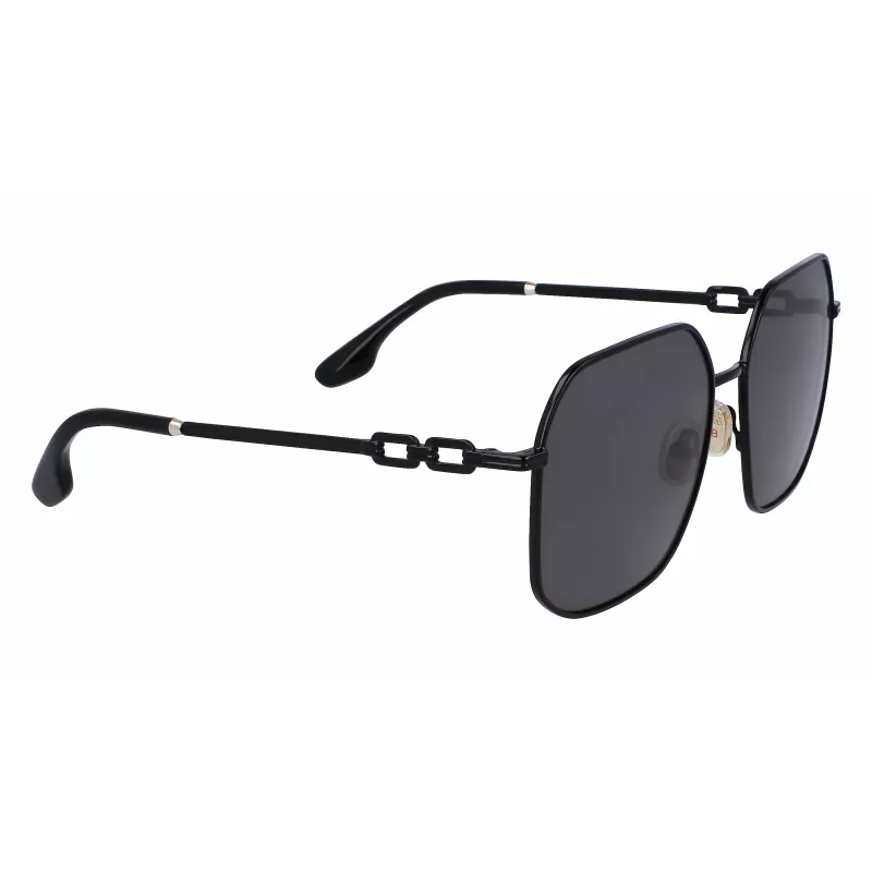Victoria Beckham VB232S-001 Gafas de sol para mujer - montura negra, lentes degradadas grises, 58 mm
