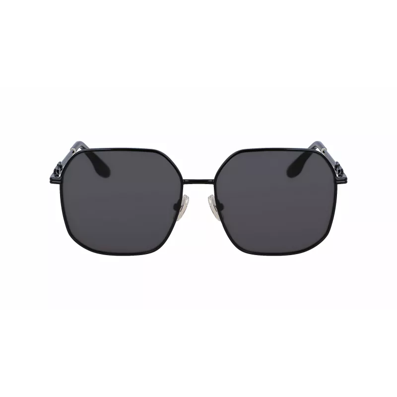 Victoria Beckham VB232S-001 Gafas de sol para mujer - montura negra, lentes degradadas grises, 58 mm