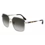 Victoria Beckham VB234S-700 Gafas de sol cuadradas oversize para mujer montura dorada lentes marrones 59mm