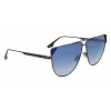 Gafas de sol de mujer Victoria Beckham VB239S6309319 cuadradas oversize acetato negro lente gris degradado 63mm