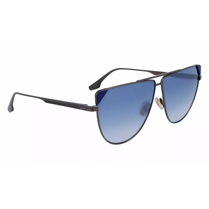 Gafas de sol de mujer Victoria Beckham VB239S6309319 cuadradas oversize acetato negro lente gris degradado 63mm