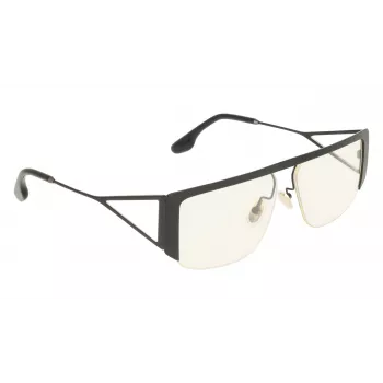 Victoria Beckham VB250S5913001 gafas de sol mujer extragrandes angulares - montura negra, lentes grises degradadas 59 mm