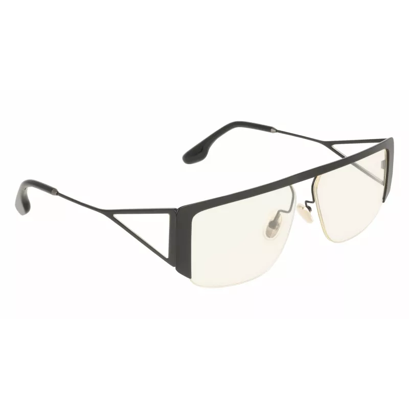 Victoria Beckham VB250S5913001 gafas de sol mujer extragrandes angulares - montura negra, lentes grises degradadas 59 mm