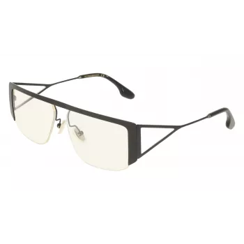 Victoria Beckham VB250S5913001 gafas de sol mujer extragrandes angulares - montura negra, lentes grises degradadas 59 mm
