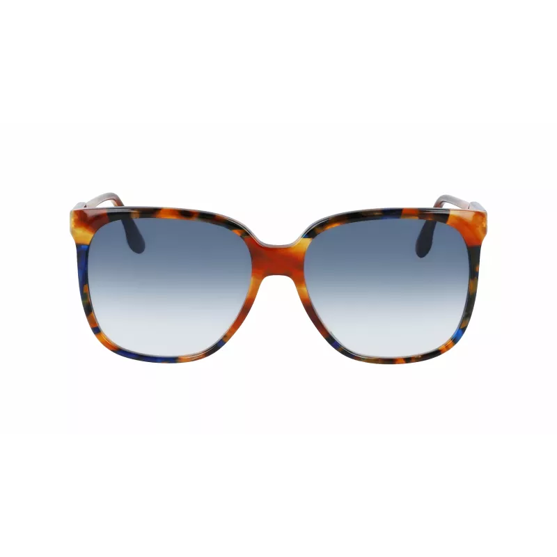 Victoria Beckham VB610SCB-212 Gafas de sol para mujer Havana acetato montura mariposa lentes marrón degradado 59mm