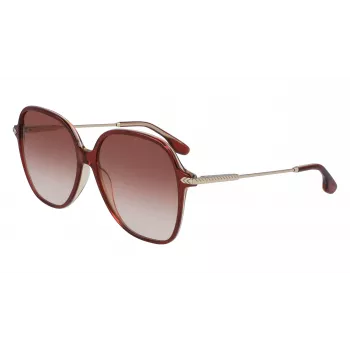 Gafas de sol de mujer Victoria Beckham VB613S-607 cat eye - Havana/Brown Gradient 59 mm