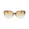 Victoria Beckham VB617S-222 Gafas de sol oversize mariposa para mujer Havana acetato marrón degradado