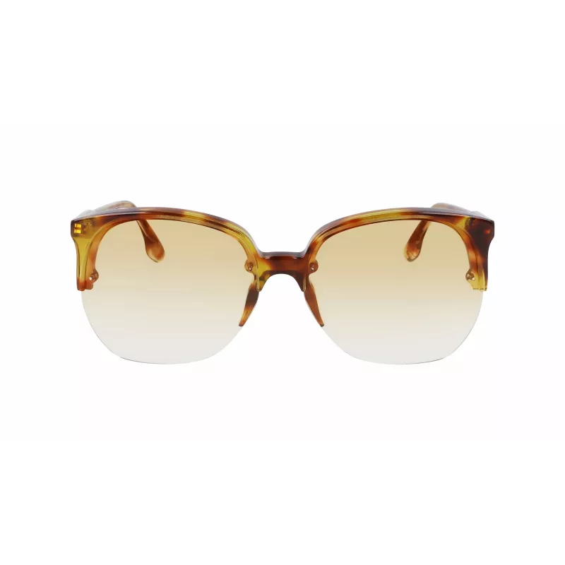 Victoria Beckham VB617S-222 Gafas de sol oversize mariposa para mujer Havana acetato marrón degradado