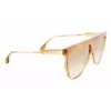 Victoria Beckham VB619S6509774 gafas de sol mujer aviador montura dorada lentes degradadas marrones 65mm