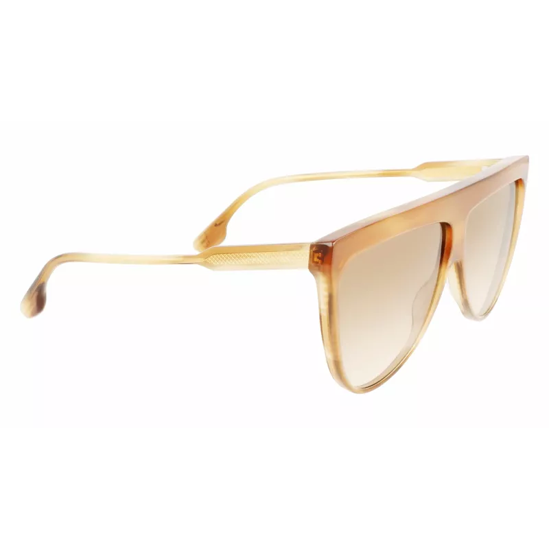 Victoria Beckham VB619S6509774 gafas de sol mujer aviador montura dorada lentes degradadas marrones 65mm