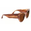 Victoria Beckham VB628S-230 Mujer Gafas de sol Butterfly Havana Acetato Marrón Lente degradada 55/21/145 mm