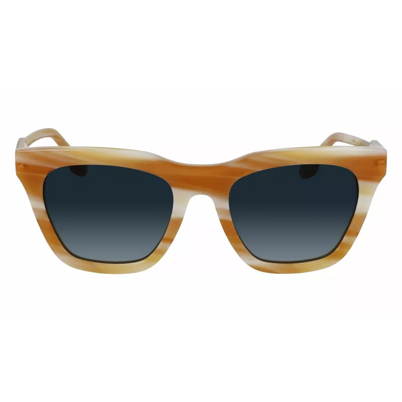 Victoria Beckham VB630S-774 Gafas de sol mujer cuadradas de acetato Havana degradado marrón 53mm