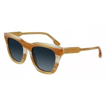 Victoria Beckham VB630S-774 Gafas de sol mujer cuadradas de acetato Havana degradado marrón 53mm