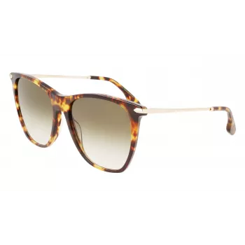 Victoria Beckham VB636S-221 Gafas de sol para mujer Havana Marrón 58mm