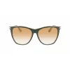 Victoria Beckham VB636S-342 Gafas de sol para mujer - Montura Havana efecto carey, lentes marrones degradadas, 58 mm
