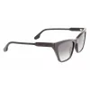 Victoria Beckham VB638S-001 Gafas de sol rectangulares para mujer Negro/Gris 55/17/140 mm