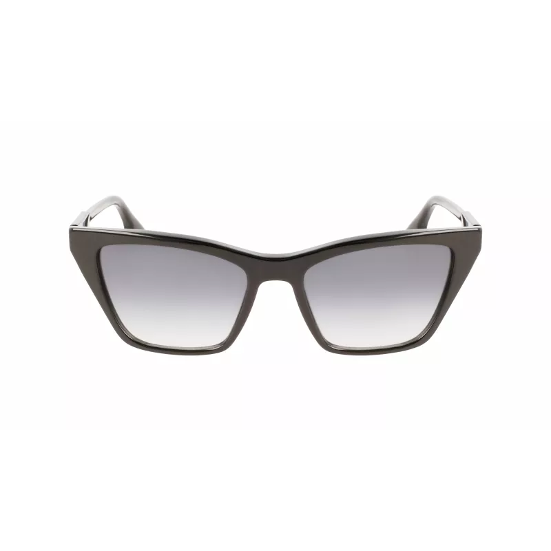 Victoria Beckham VB638S-001 Gafas de sol rectangulares para mujer Negro/Gris 55/17/140 mm