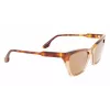 Victoria Beckham VB638S-218 Gafas de sol para mujer Havana marrón degradado 55mm