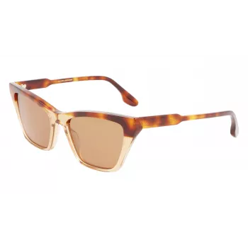 Victoria Beckham VB638S-218 Gafas de sol para mujer Havana marrón degradado 55mm